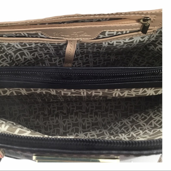 Marc Fisher top handle leather satchel purse - Picture 7 of 10